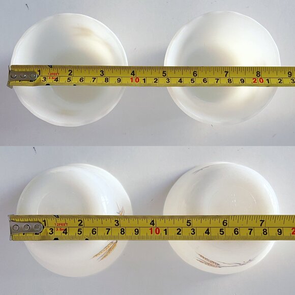 MCM Vintage Fire King Milk Glass Anchor Hocking Loaf & Custard Dish -  CIRCA 60s - Picture 11 of 16